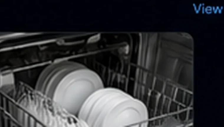 Open dishwasher used for a drainage troubleshooting article
