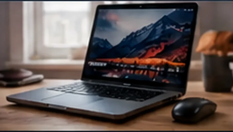 Laptop on a desk for a battery replacement and health guide